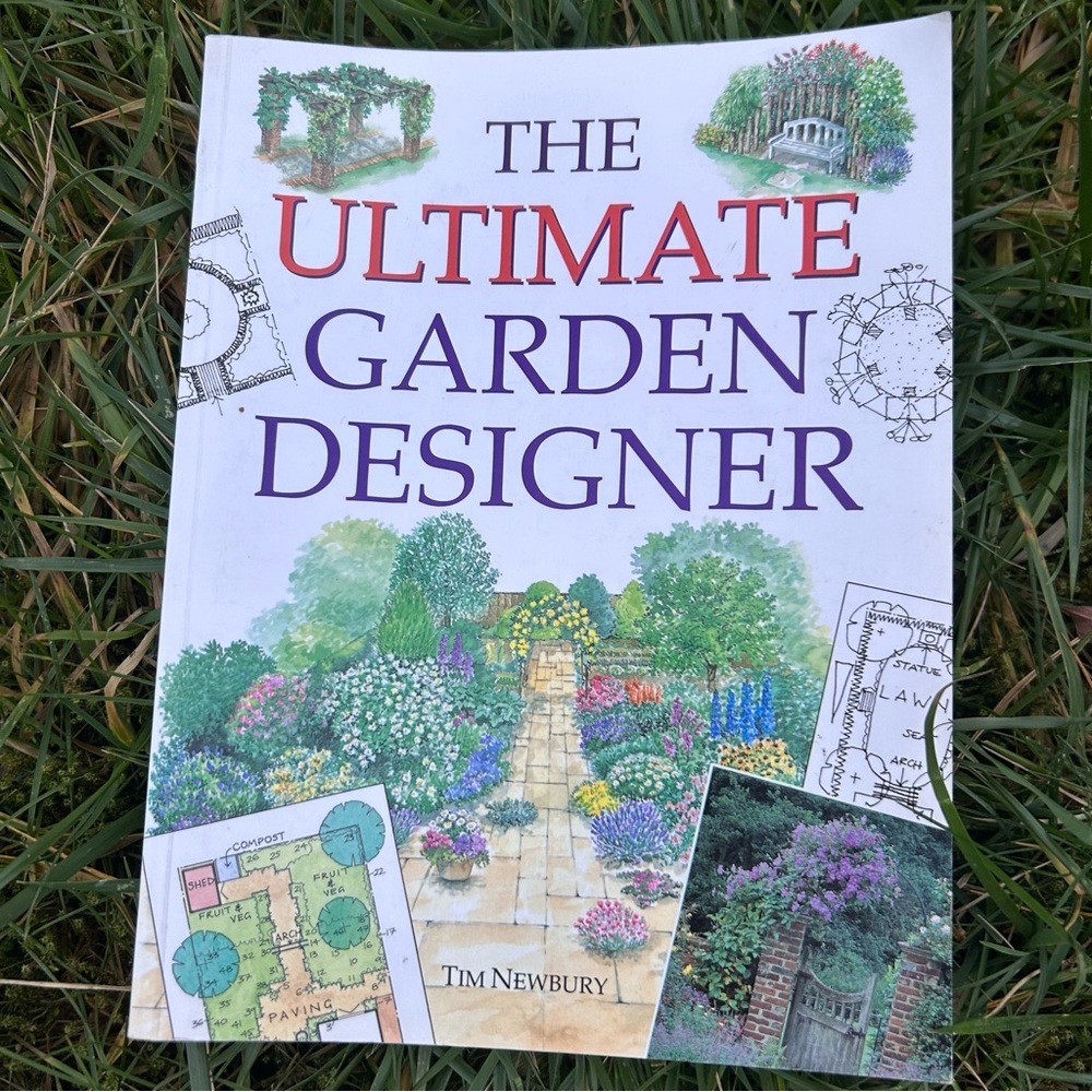 The Ultimate Garden Designer Soft Cover  Book With Plans, Pics, Plant Key, Color